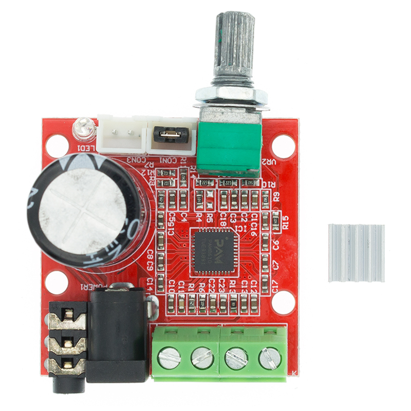 Amplificador De Potencia Pam8610 10w+10w Digital Estéreo